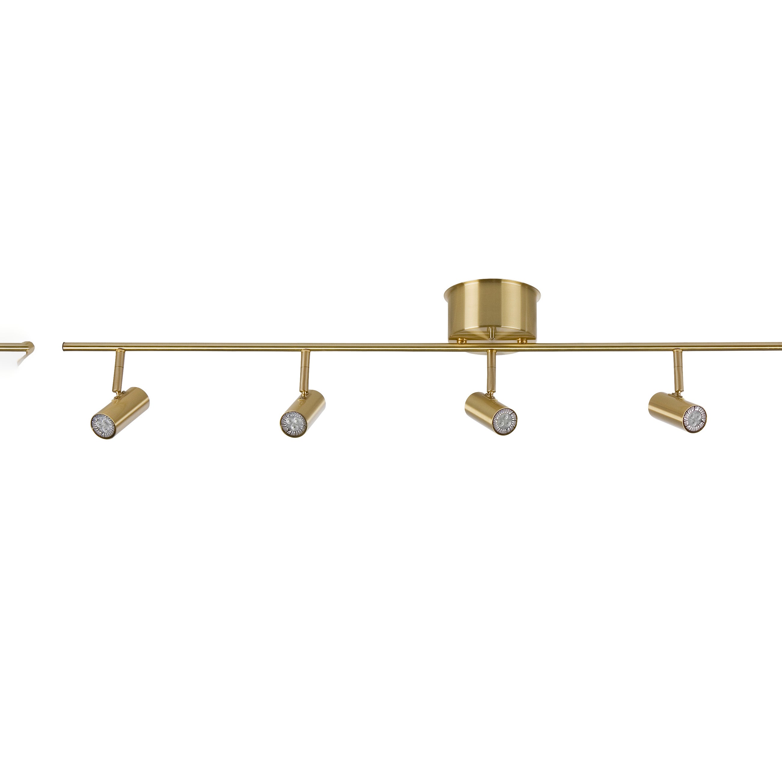 Cato skena 5 Blankslipad Mässing Mr11 inkl ljuskälla