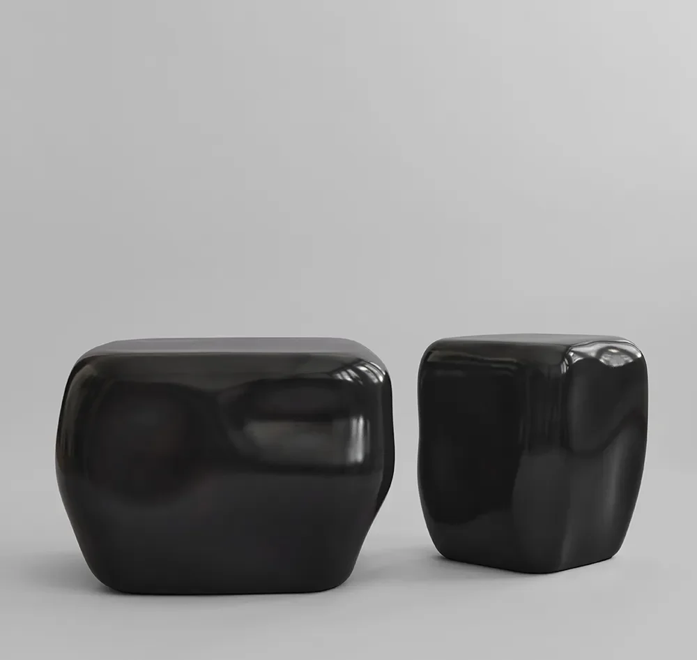 Ishi Soffbord mini - High Glaze Coffee