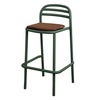 Bliss barstol, stapelbar Dark green, aluminium