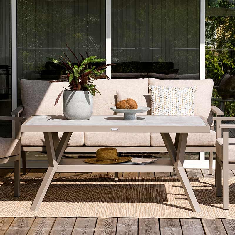 Samvaro soffbord 90x140  cm khaki 