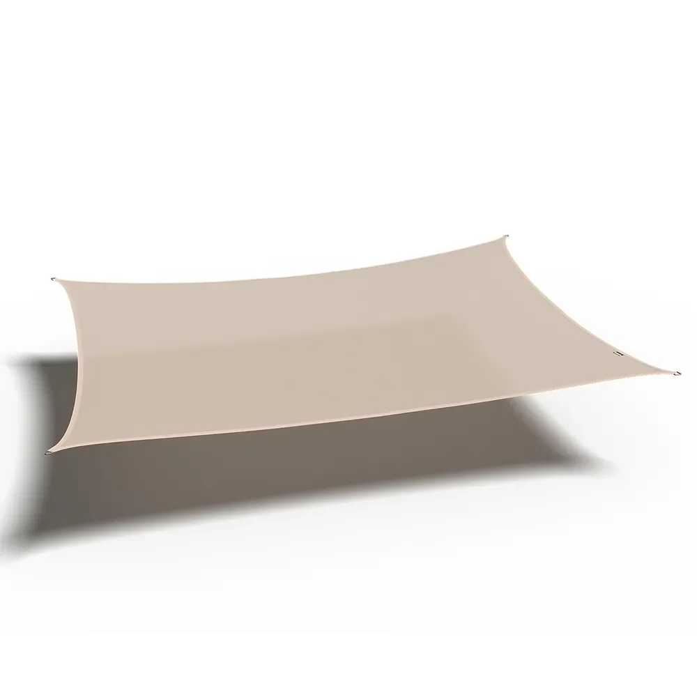 Coolfit solsegel rektangulärt 500x300 cm Ecru white