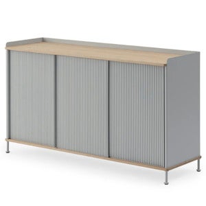 Enfold Sideboard 148 x 45 cm  - Oiled oak Grey