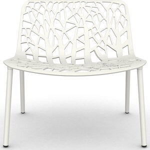 Forest loungefåtölj White 