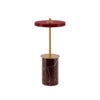 Asteria Move Mini Portabel Lampa Red Marble