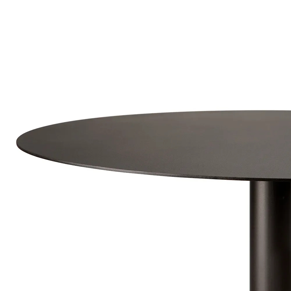 Blend matbord 70 cm mörkbrons metall