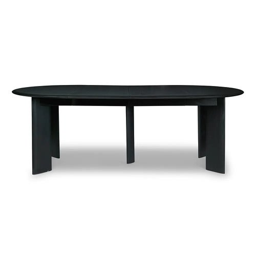 Bevel Matbord 117-217x117 cm - Black Oiled Beech