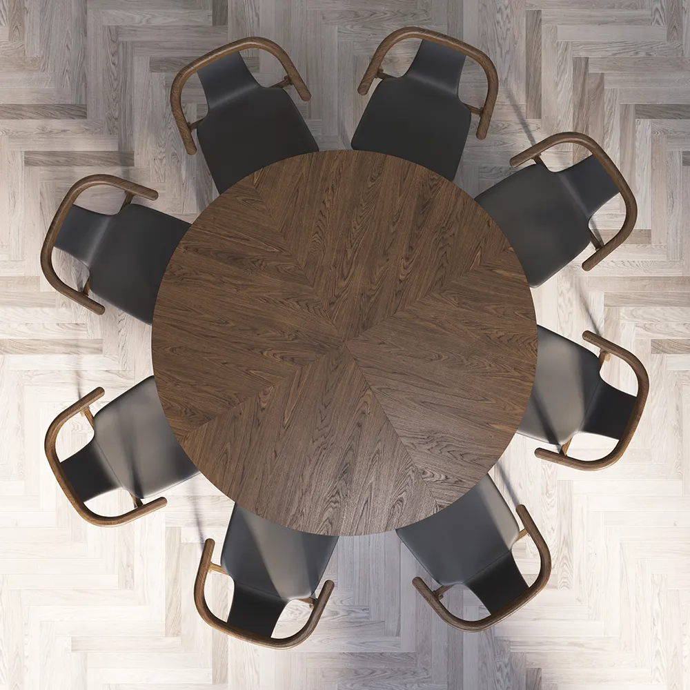 SM820 matstol med läder