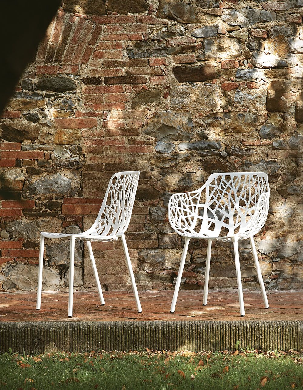 Forest karmstol Metallic Grey 