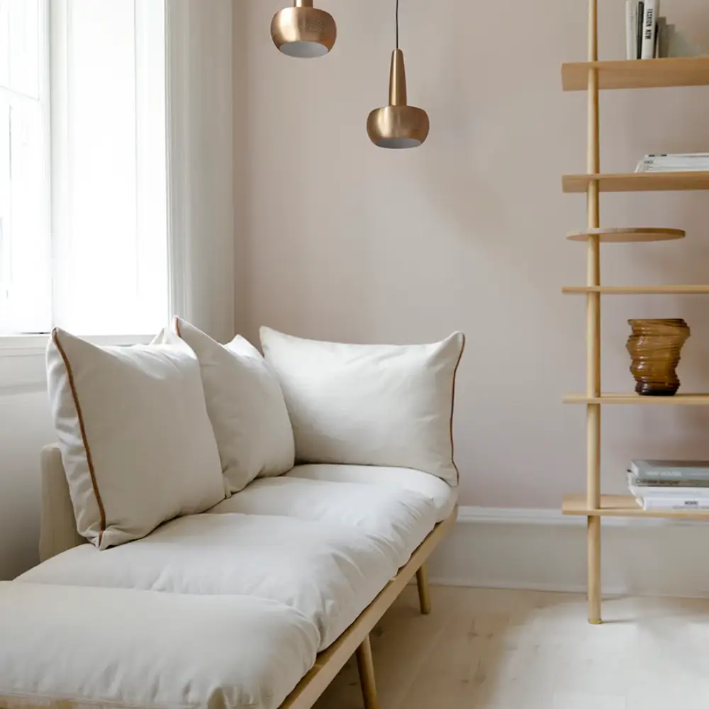 Lounge Around 3-sits soffa Oak/White Sands