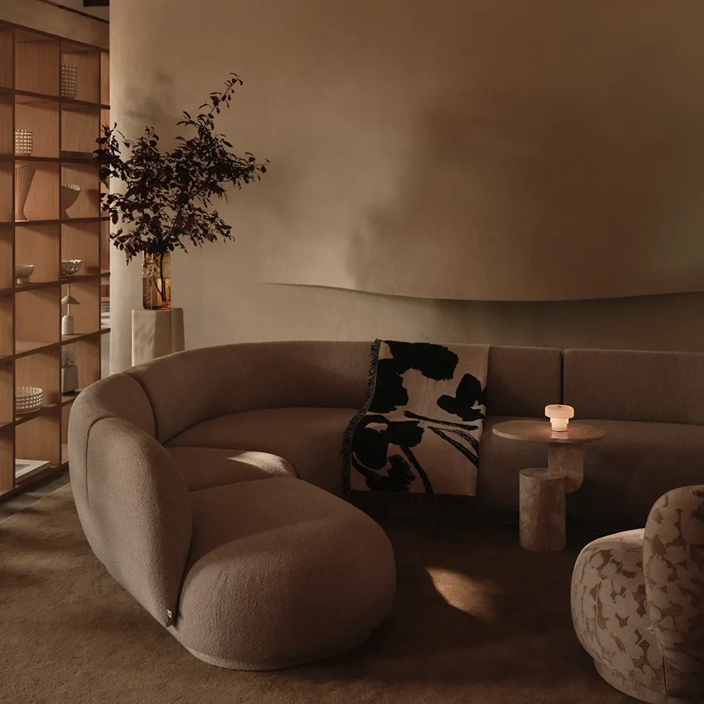 Filt i ekologisk bomull Cilla