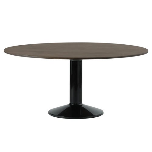 Midst matbord 160 cm - Dark Oiled Oak Black