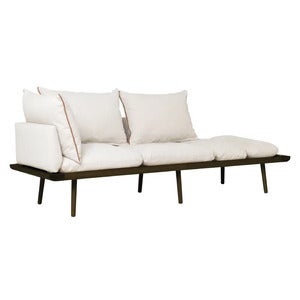 Lounge Around 3-sits soffa Dark Oak/White Sands