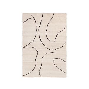 Handvävd Matta i Jute Gesso Off-White 140x200 cm