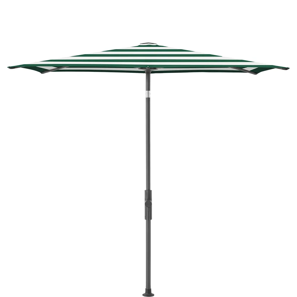 Glatz Twist parasoll 210×150 cm anthracite Kat.5 589 Green Stripe