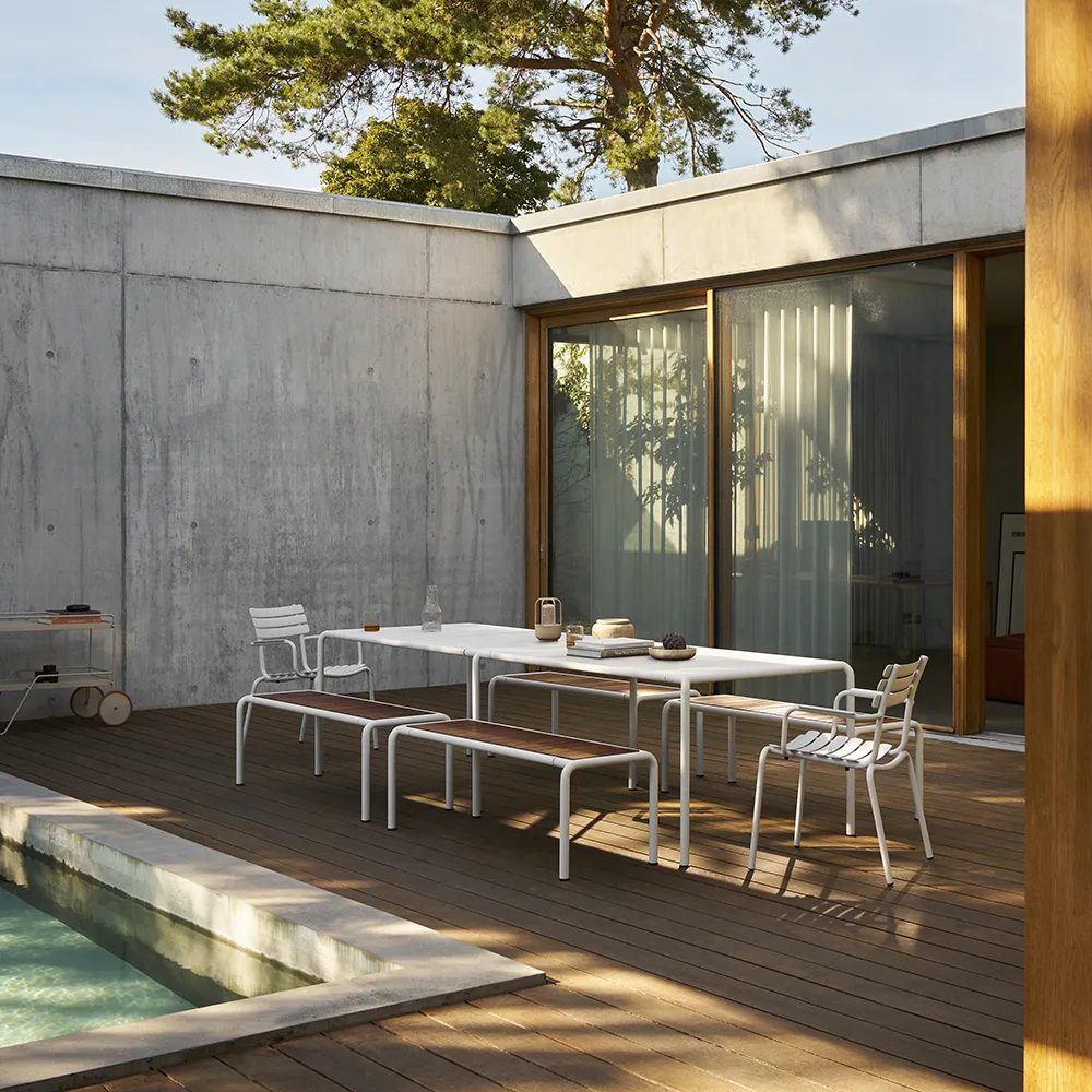 AVANTI Matbord 153x98 cm offwhite