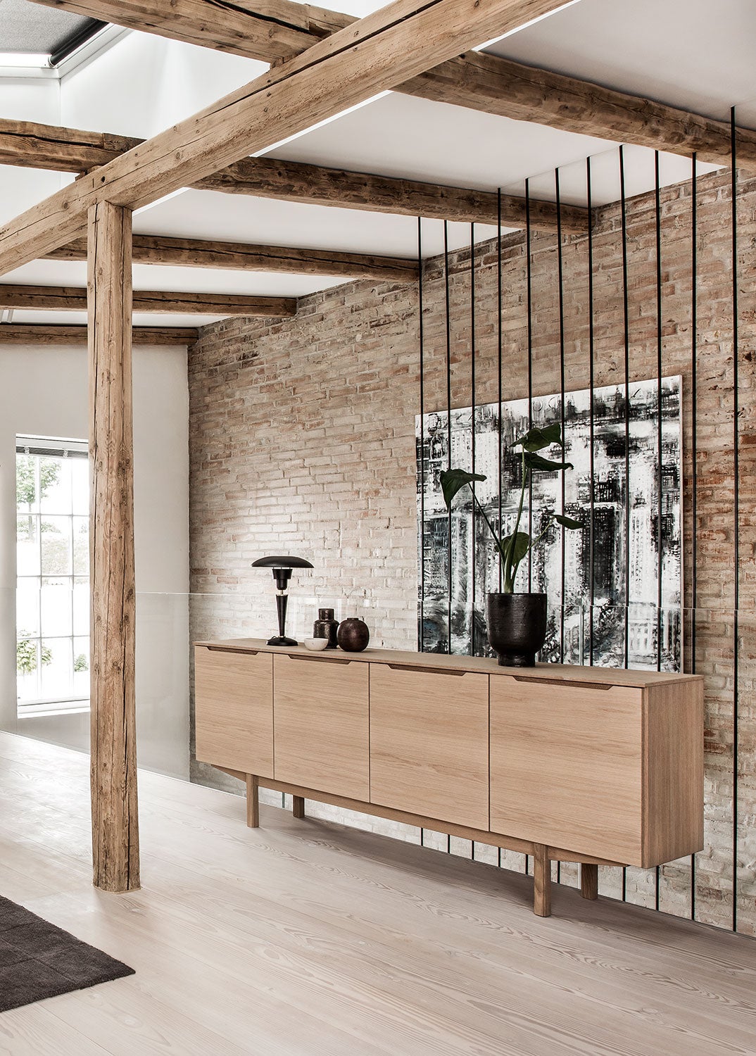 Sm306 Skänk Ek Vitolja 194 Cm 