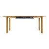 Comfort Circle Matbord med förlängning 132-202x132 Oak