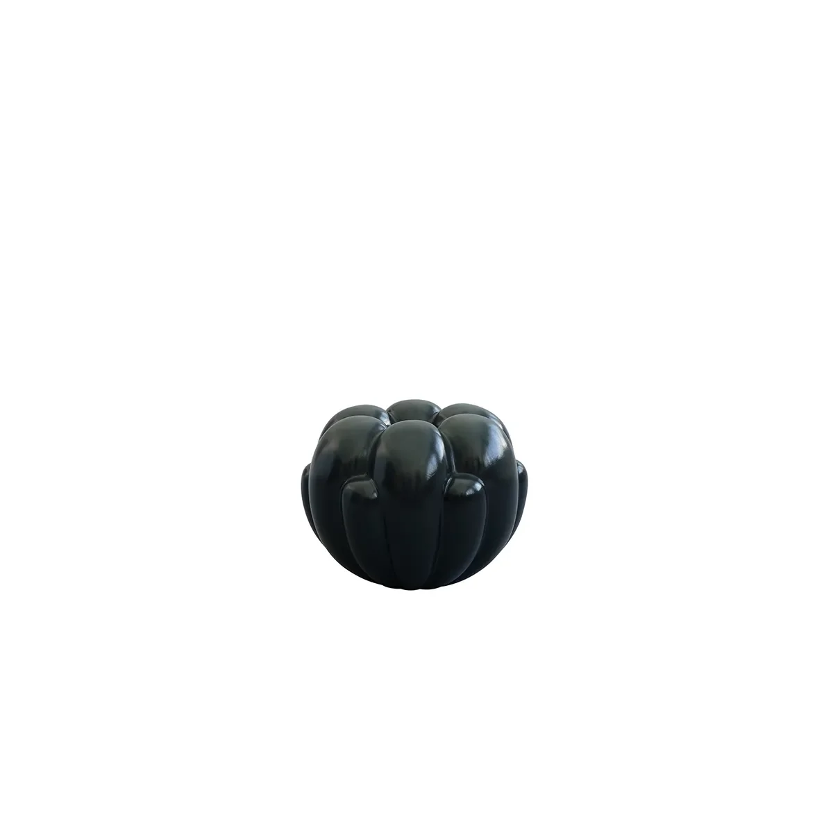 Handgjord vas Bloom Petit Dark Green H18 cm