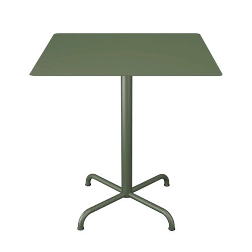 PICO Cafébord 70x70 cm, bas 4 ben Olive green