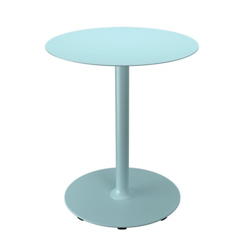 PICO Cafébord Ø64 cm, rund bas Ice blue