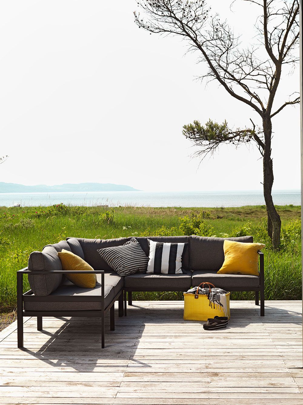 Leone Hörndel Svart/Grå Aluminium 