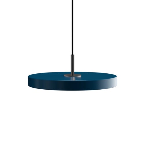 Asteria Mini Ø31 cm Pendellampa Petrol Blue/Svart