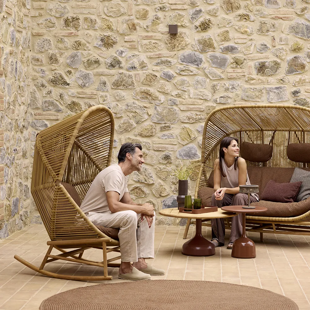 Hive hängande stol Sand Weave