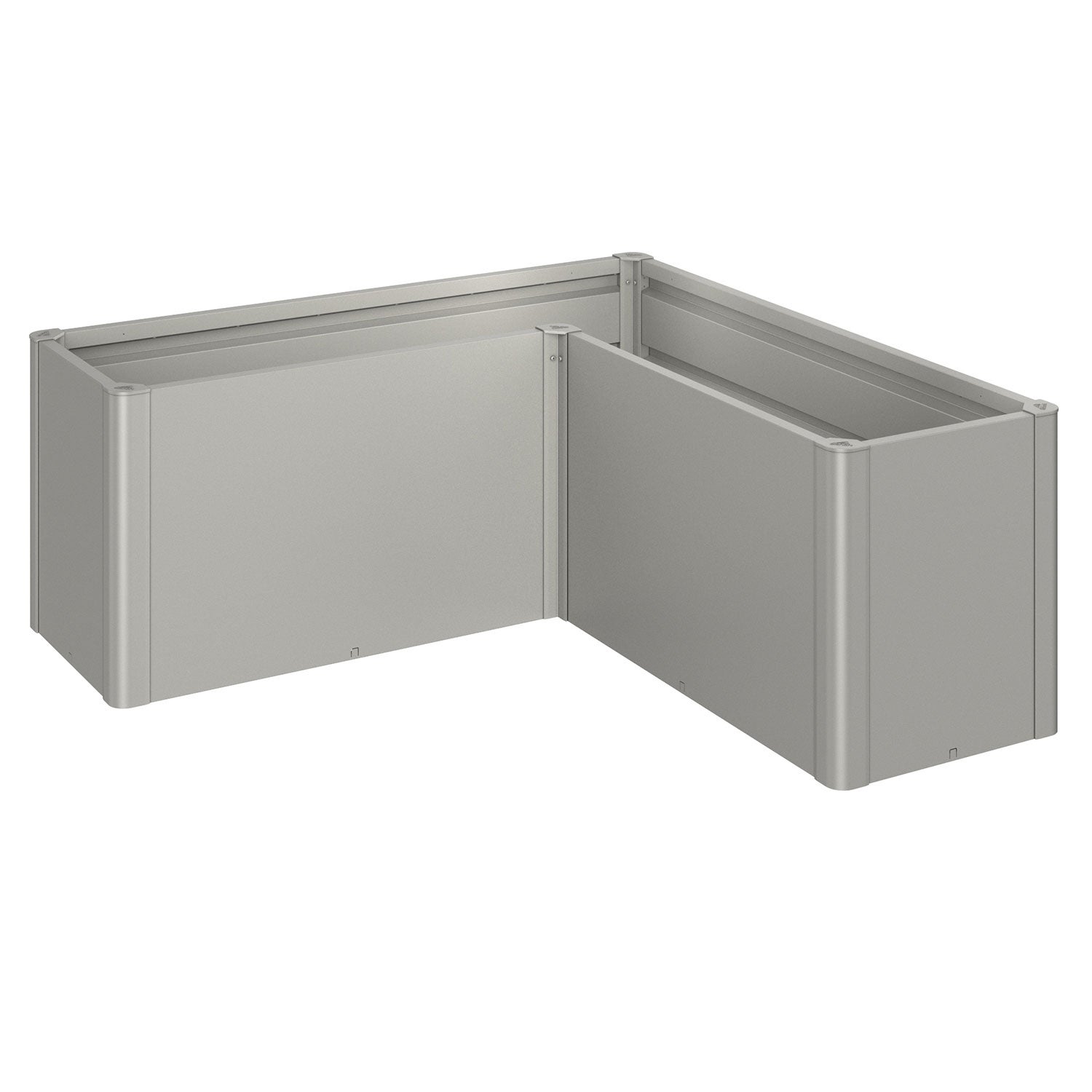 Belvedere planteringsbädd midi storlek l150 metallic kvarts-grå