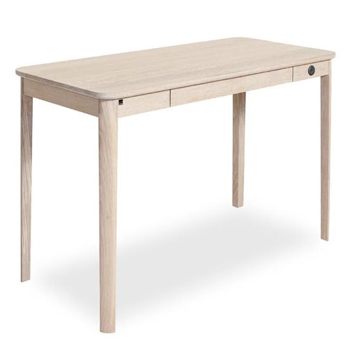 Sm131 Skrivbord Ek Massiv Vitolja 115X55X74Cm