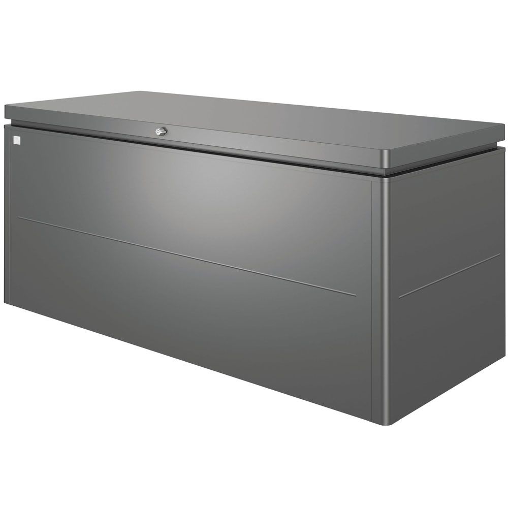 Loungebox 200 cm mörkgrå