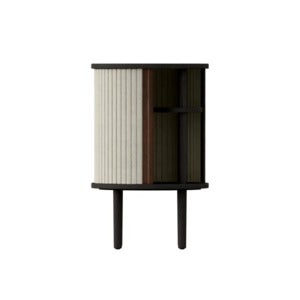 Audacious Sidobord Svart Ek/White Sands