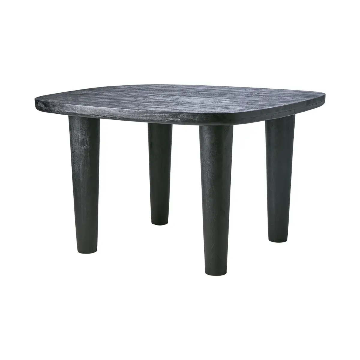 PORTLAND Matbord svart L120xW120xH76 cm