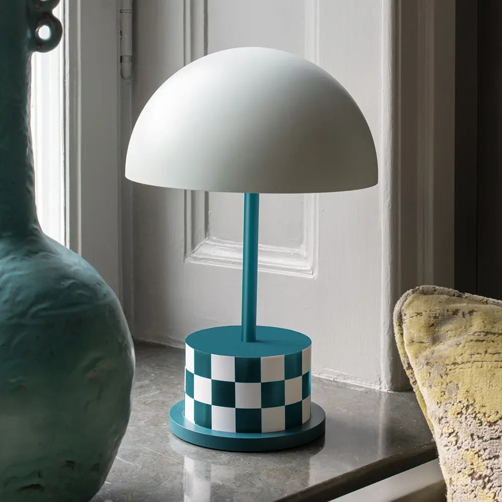 Riviera portabel lampa Checkers
