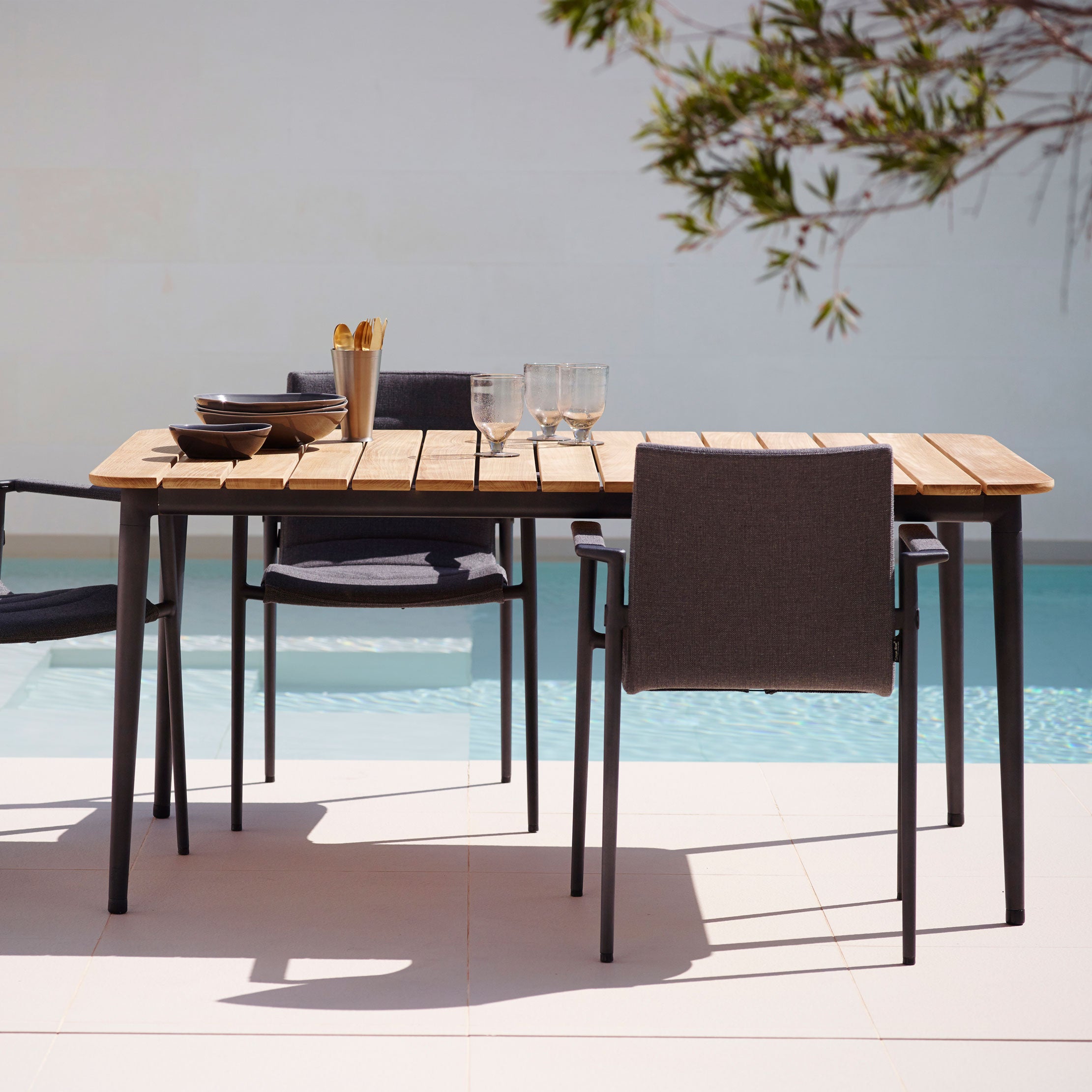 Core Matbord 90X160 cm Lava Grå 