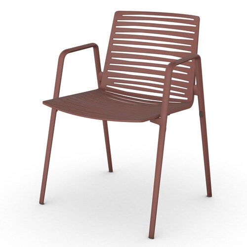 Zebra karmstol Terracotta