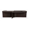 Brutalist Soffbord Mahogny 143x75 cm