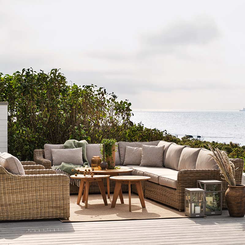 Glendon hörndel  Rustic / 220 Beige