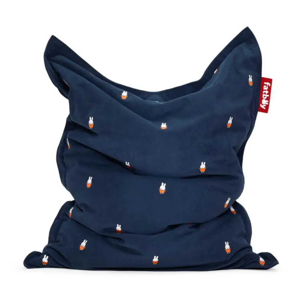 original slim cord sittsäck x Miffy deep blue