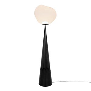 Melt Cone Fat Golvlampa Opal/Black LED