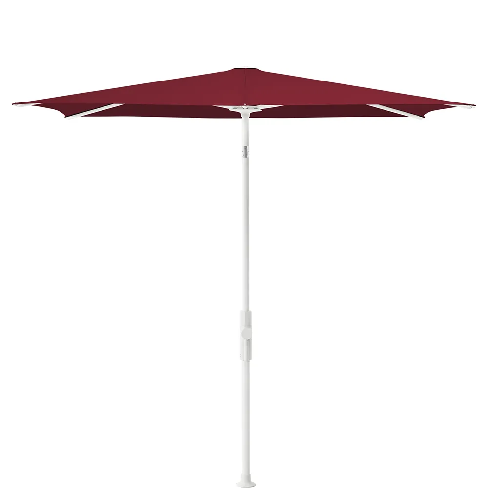 Glatz Twist parasoll 210×150 cm matt white Kat.5 645 Burgundy