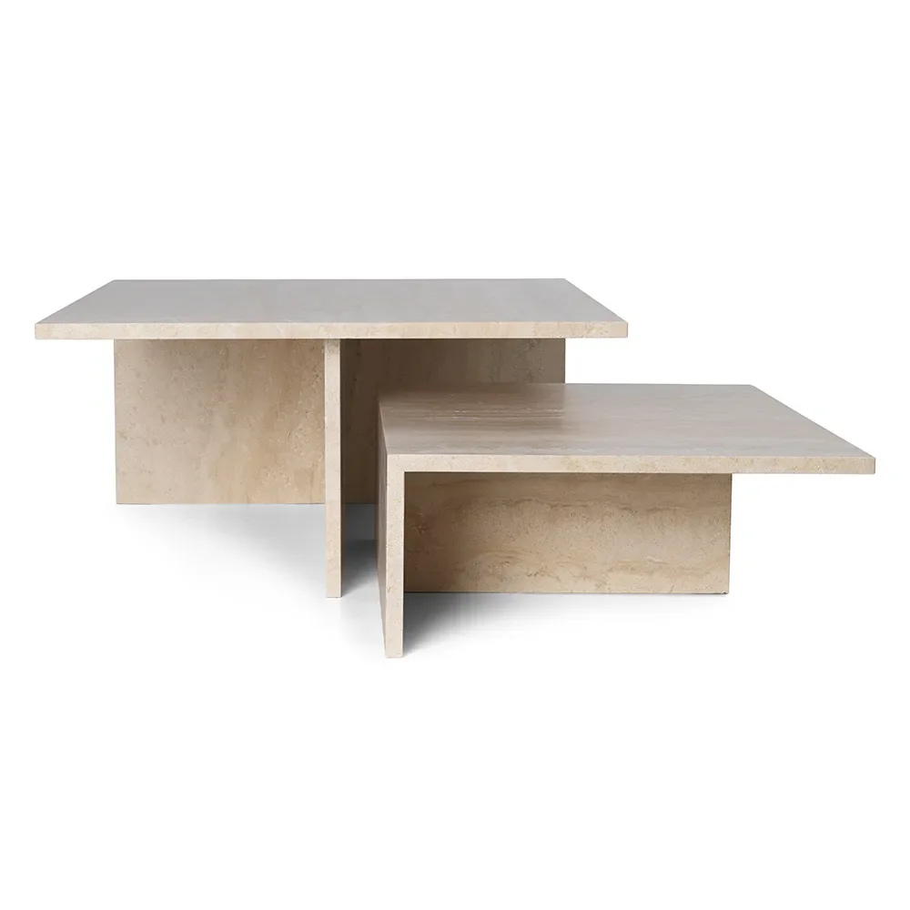 Distinct Grande Duo bord - Travertine