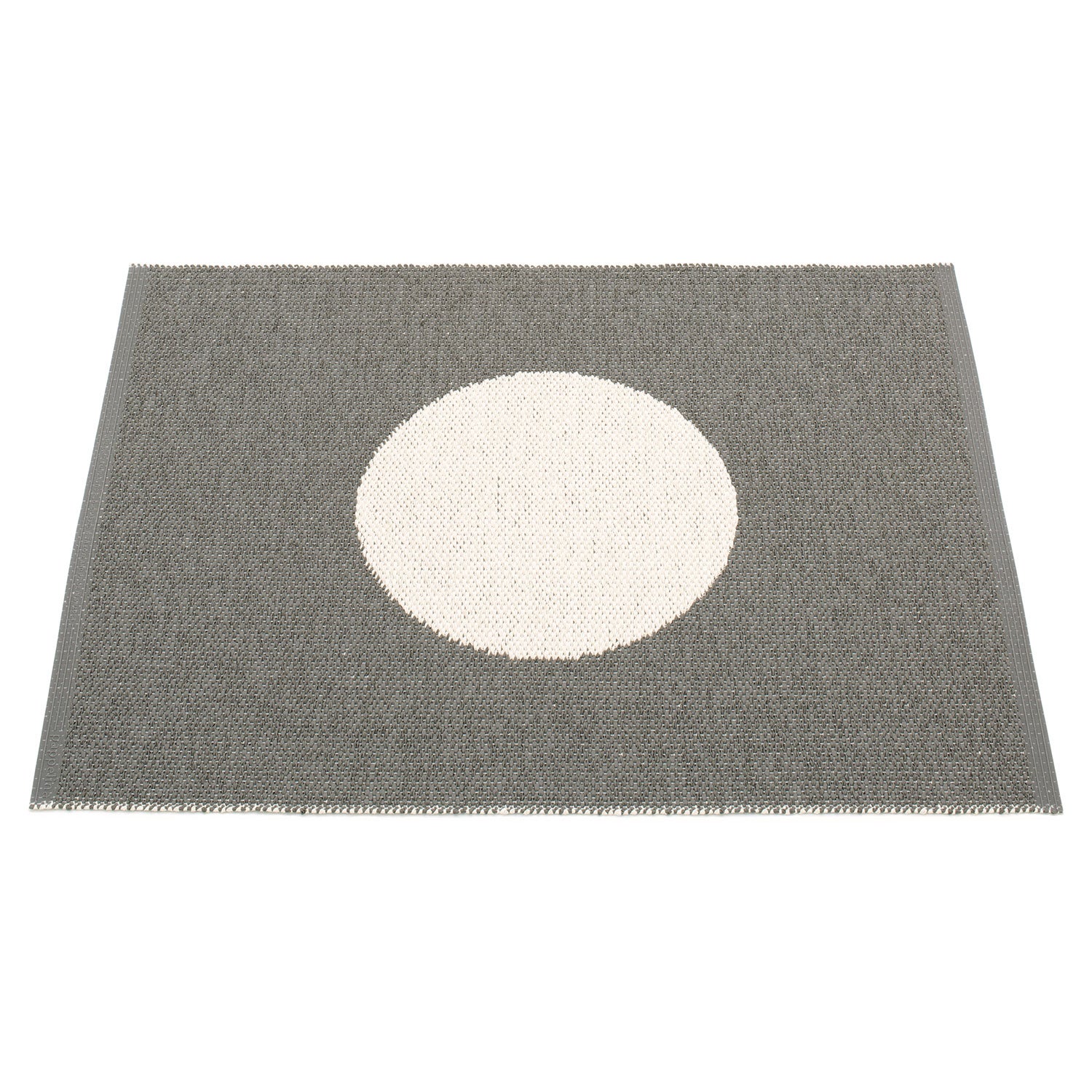 Vera matta 70x90 cm small one charcoal / vanilla 