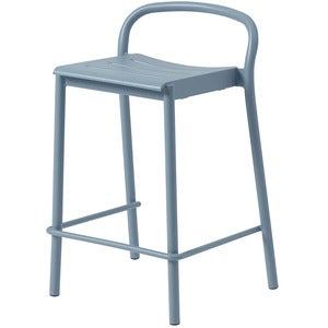 Linear Steel Låg Barstol Pale Blue 