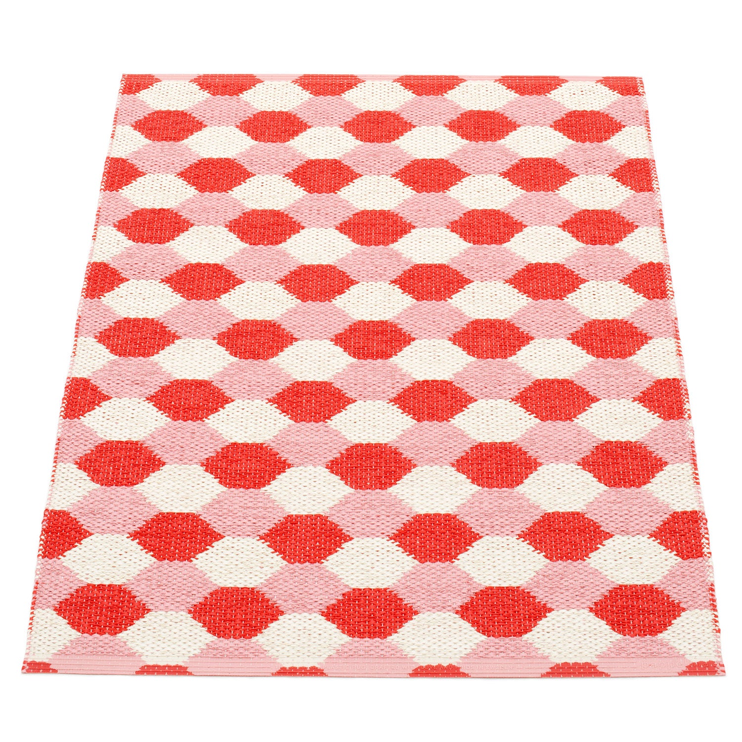 Dana matta 70x100 cm coral red / piglet / vanilla 