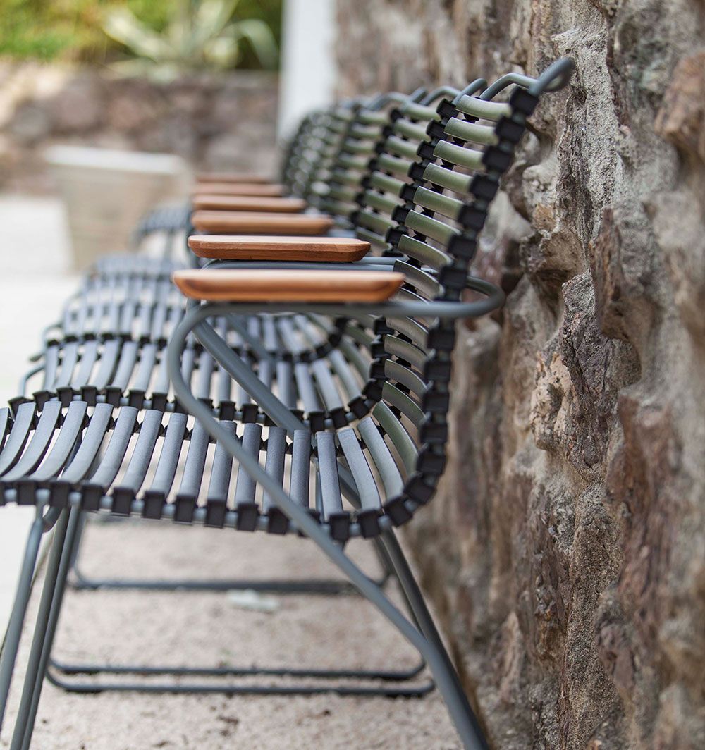 Click karmstol multifärg 2 aluminium