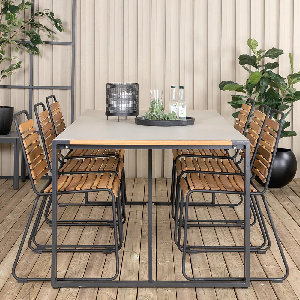 Bois Matstol akacia 2-pack