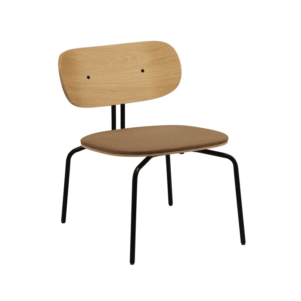 Curious Loungefåtölj Ek/Svart Sugar Brown