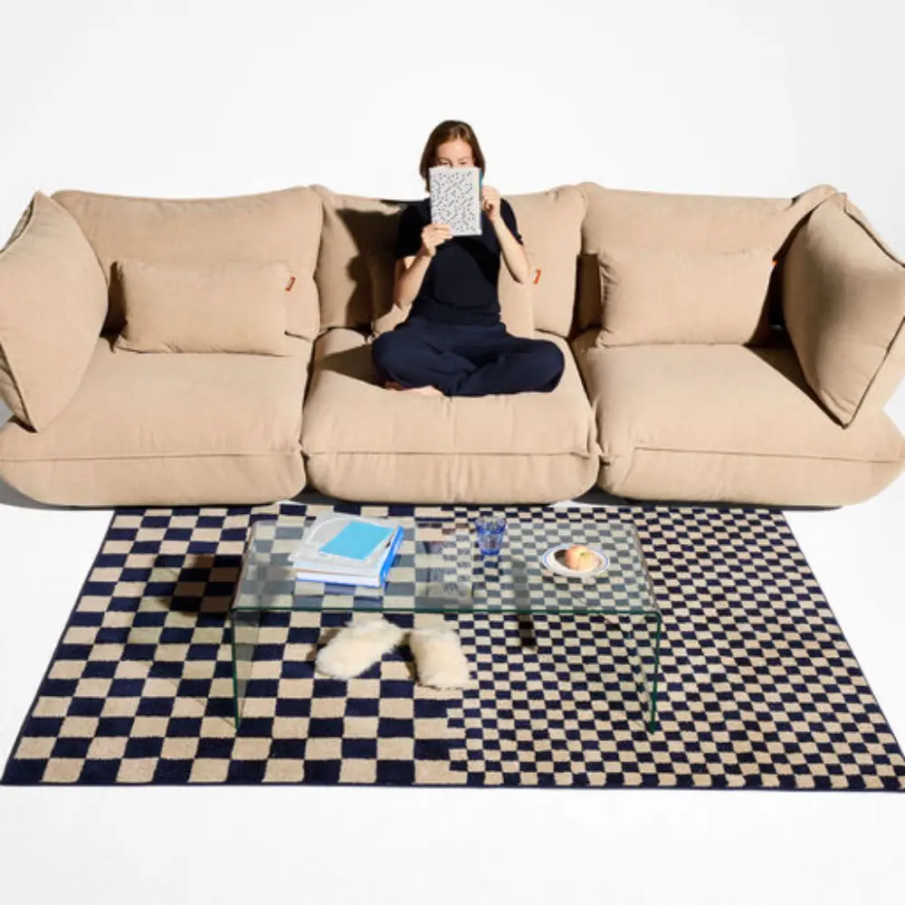 sumo fotpall cord recycled beige