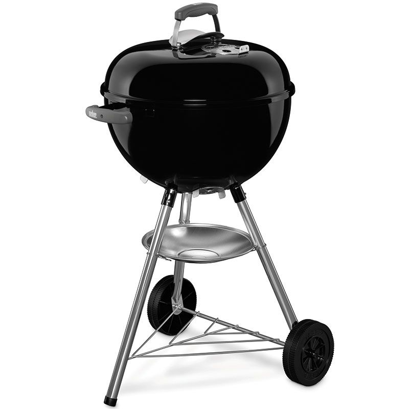 Kolgrill 47 cm svart 