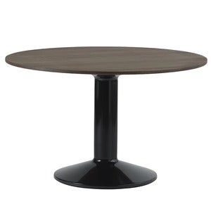 Midst matbord 120 cm - Dark Oiled Oak Black